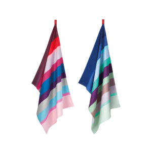 Striped kitchen towels (set of 2)
